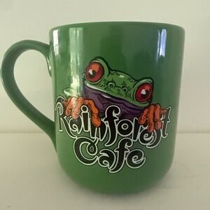 RAINFOREST CAFE Cha! Cha! 1999 Cha! Cha!
Coffee Mug Frog Wit Big Red Ayes.
